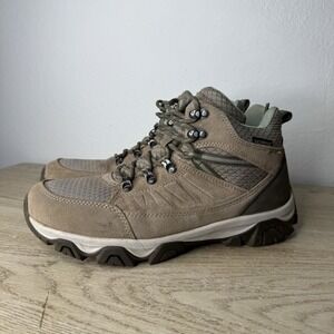 Magellan Pro Tan Leather Hiking Ankle Boots Womens Size‎ 9.5 B Outdoor Academy
